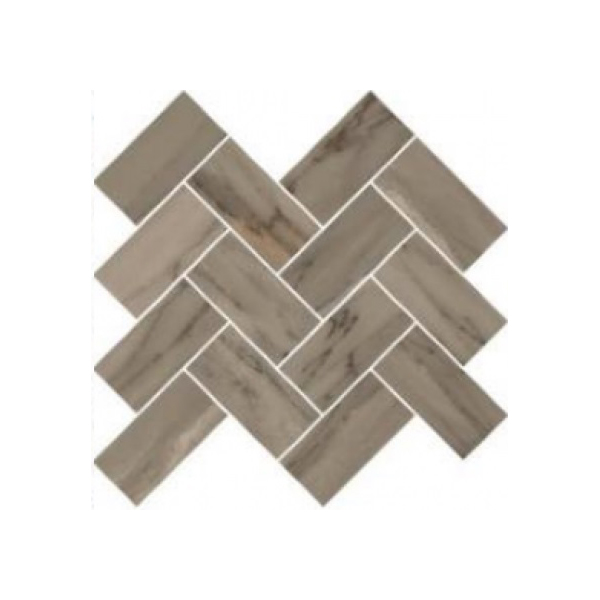 фото Мозаика vitra palissandro шеврон коричневый 32x28 см