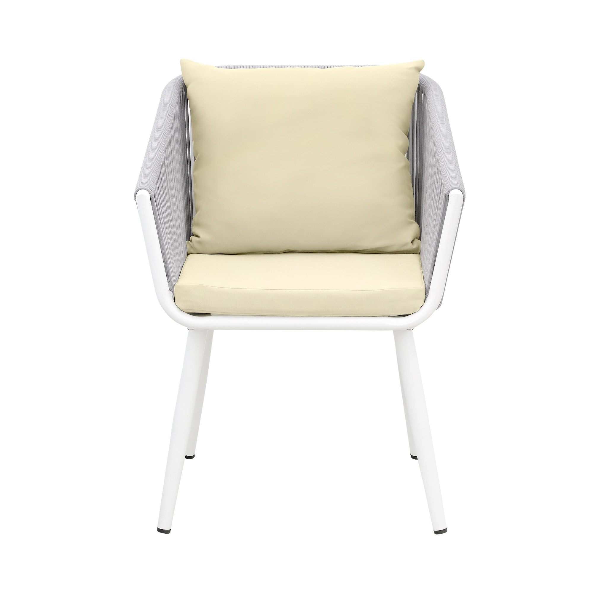 Комплект мебели Obt light 2 кресла+столик, цвет белый, размер 59х64х78 см - фото 4