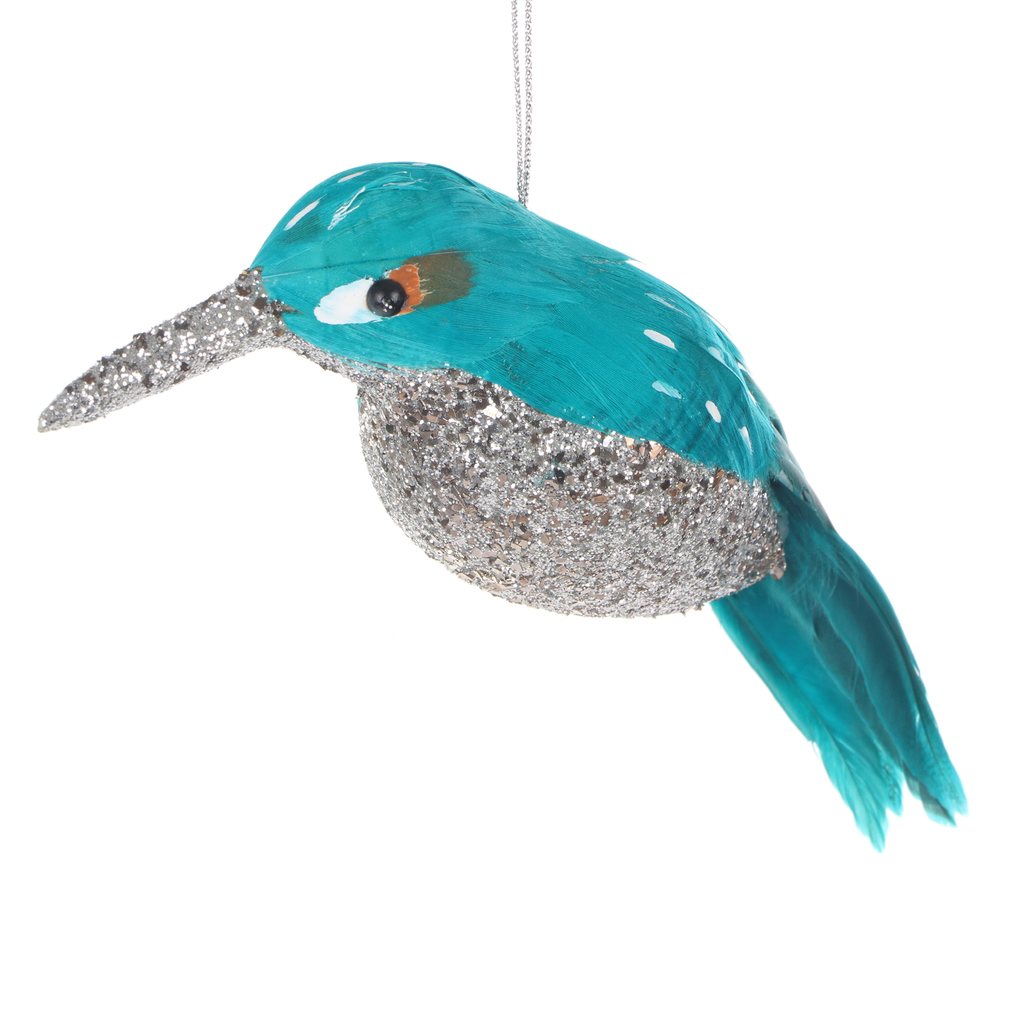 

Подвеска Shishi ny чайка голубая 17см, Голубой;серый