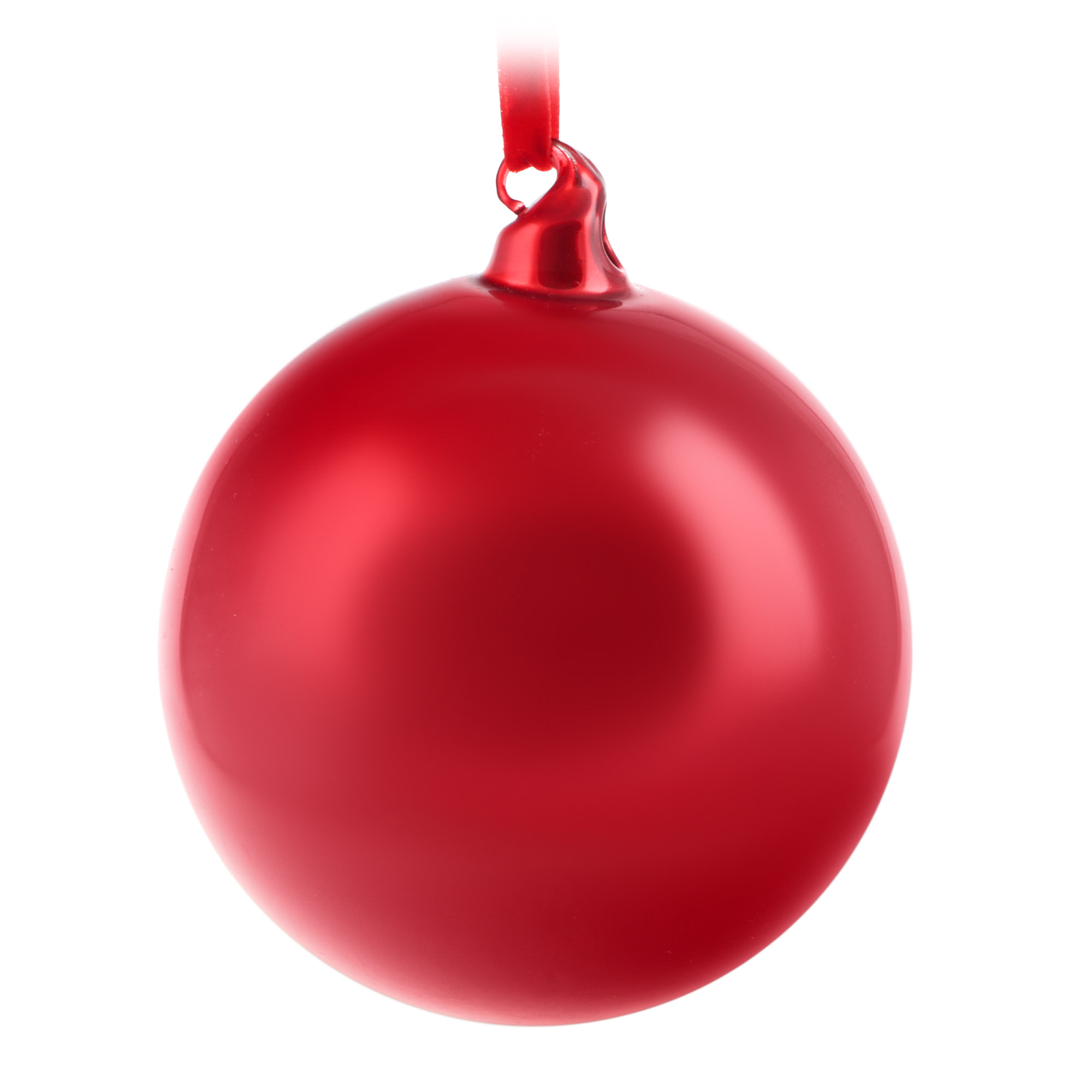 

Шар новогодний Shishi ny красный 10см