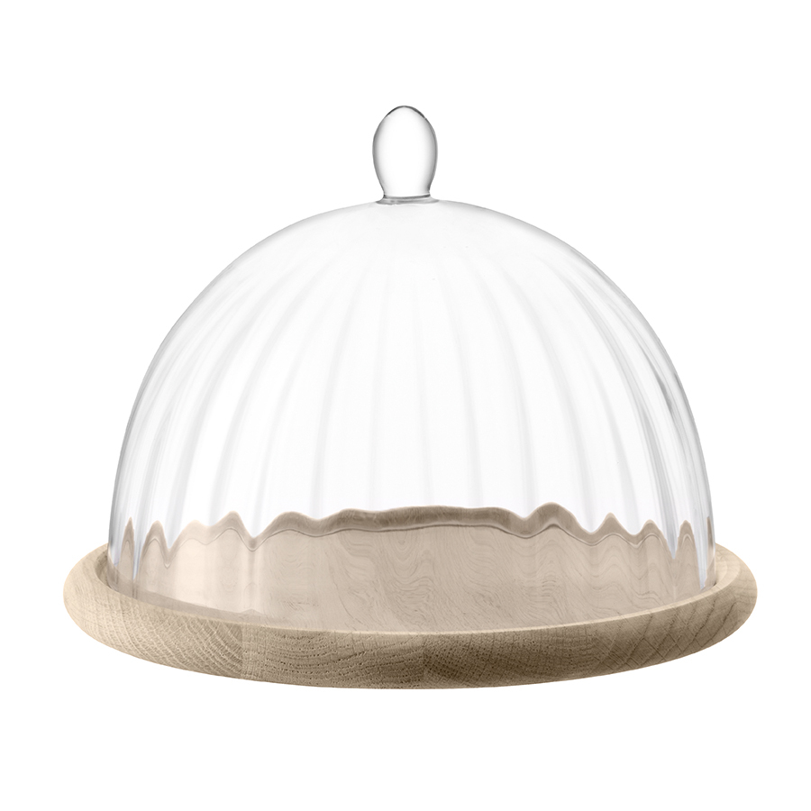 фото Блюдо со стеклянным куполом lsa international aurelia d25 см