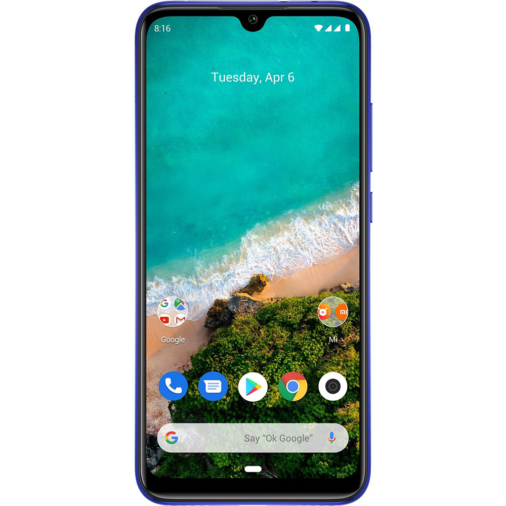 фото Смартфон xiaomi mi a3 128 gb blue