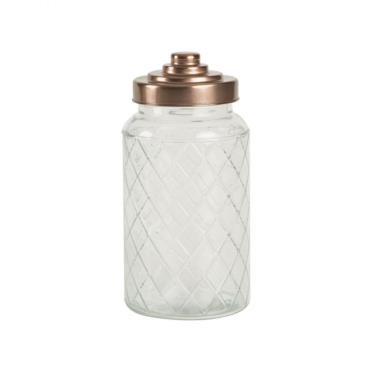 фото Банка t&g glass jars lattice 1,2 л