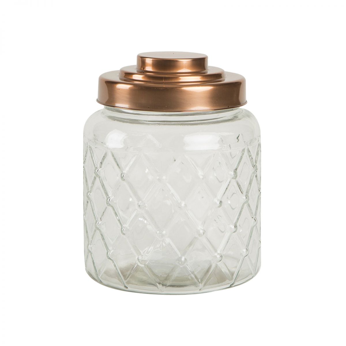 фото Банка t&g glass jars lattice 2,6 л