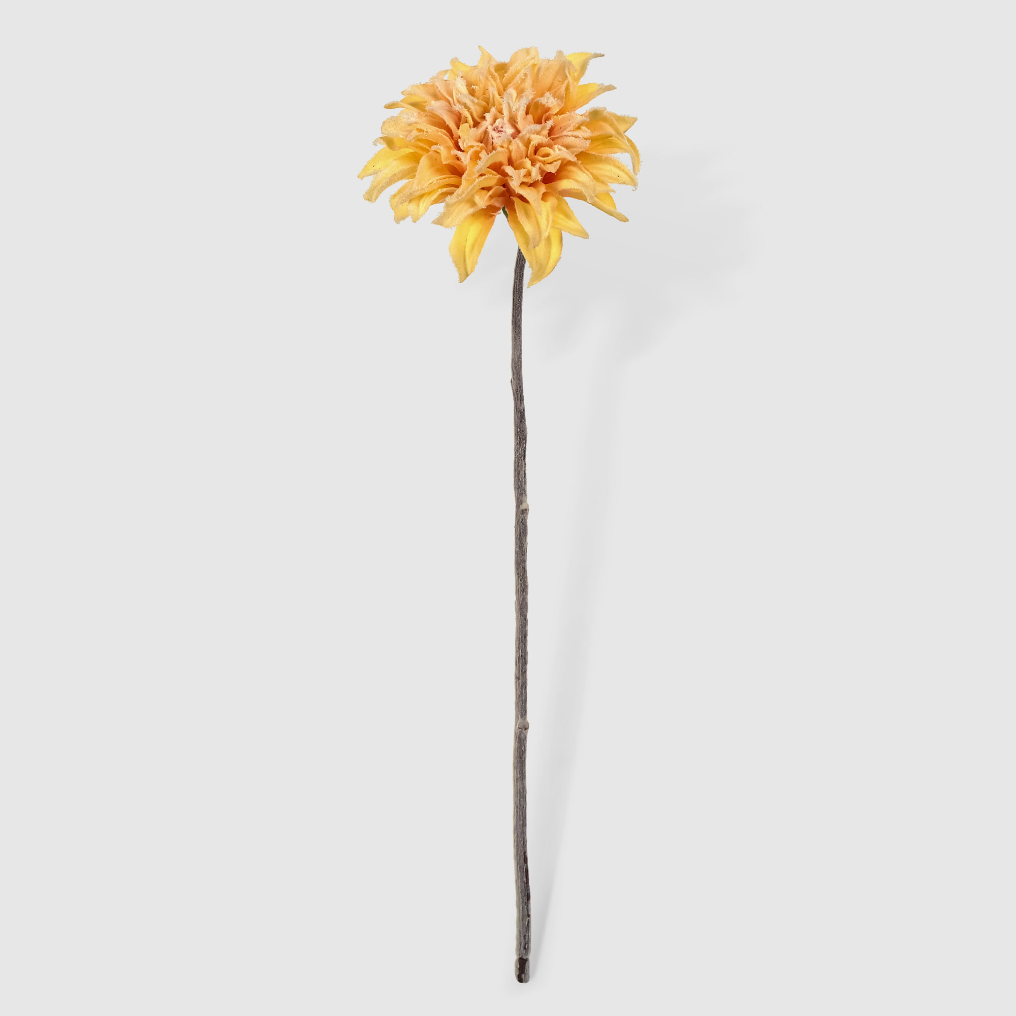Цветок искусственный Dpi пион 53см светло-желтый