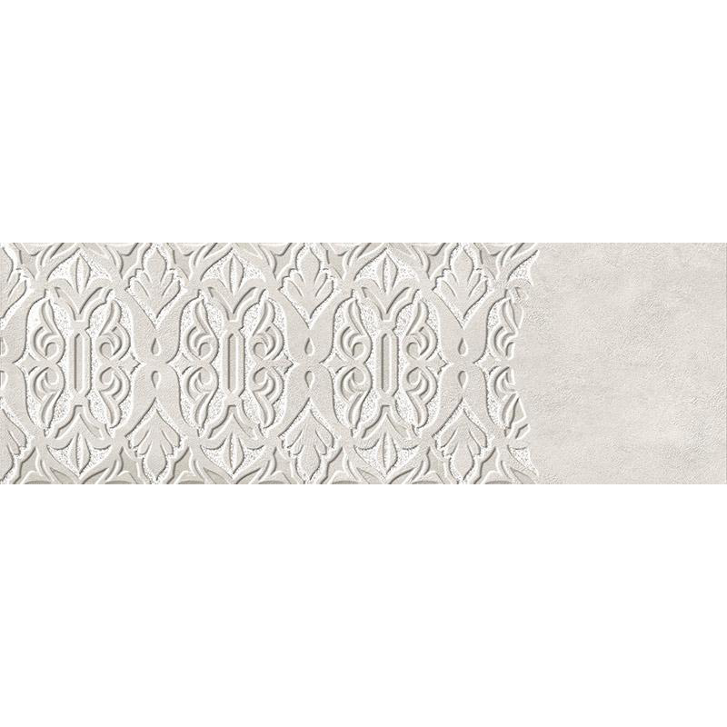 фото Плитка ibero cromat one decor positive white rec-bis b118 40x120 см ibero ceramica