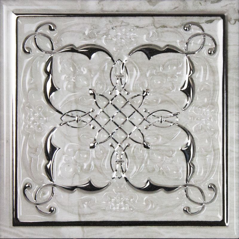 Декор Monopole Ceramica Petra Armonia Silver B 15x15 см