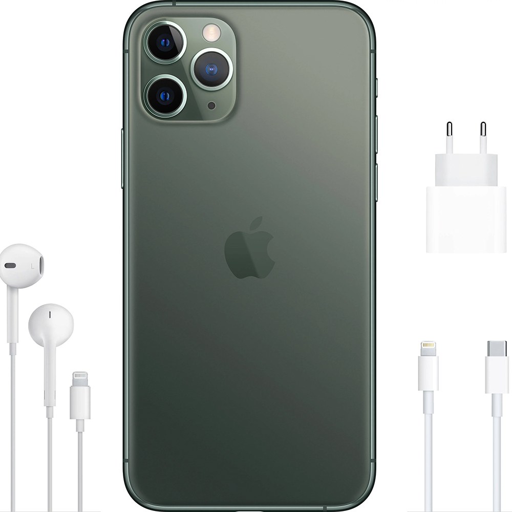 фото Смартфон apple iphone 11 pro max 512 gb midnight green