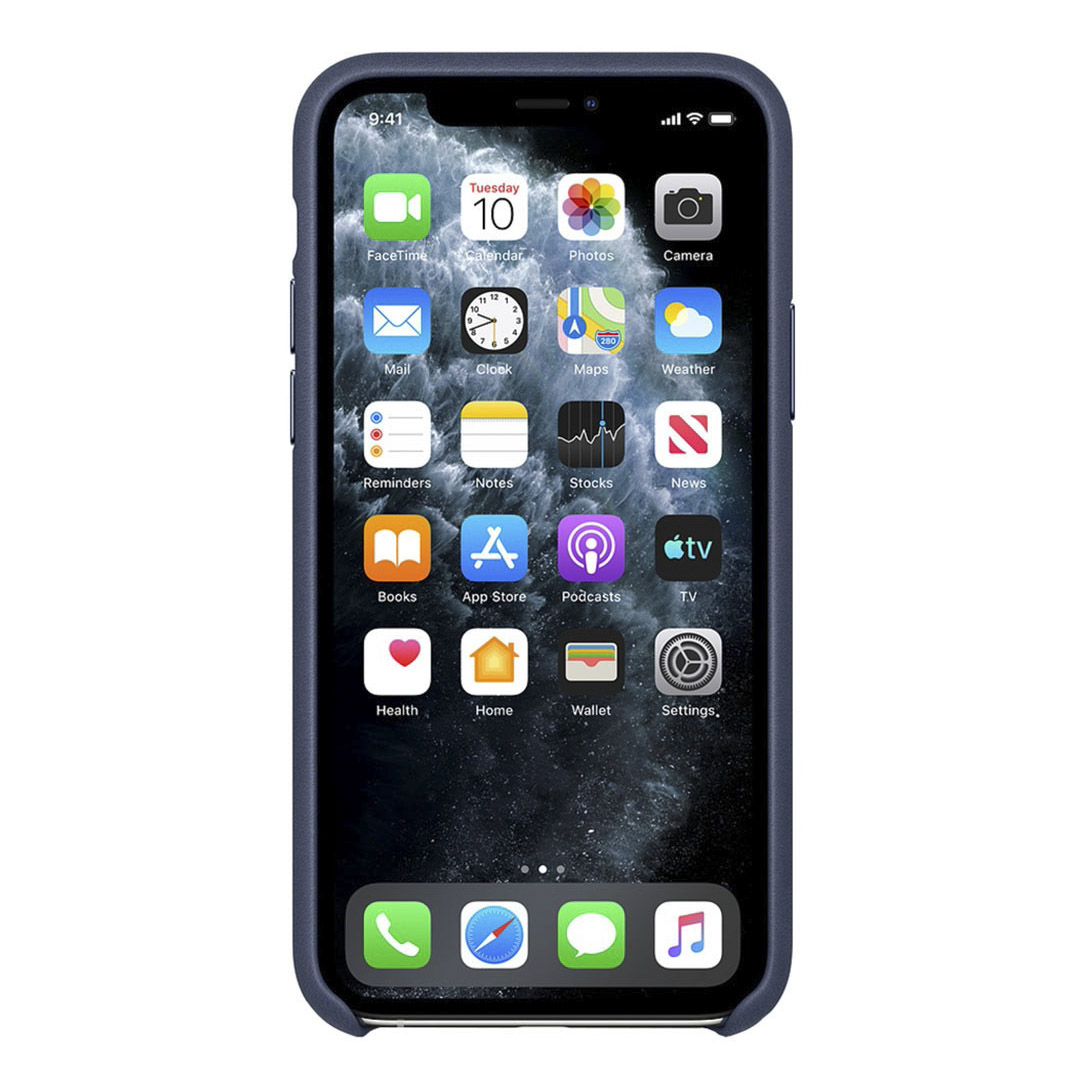 Чехол для смартфона Apple iPhone 11 Pro Leather Case, синий - фото 2