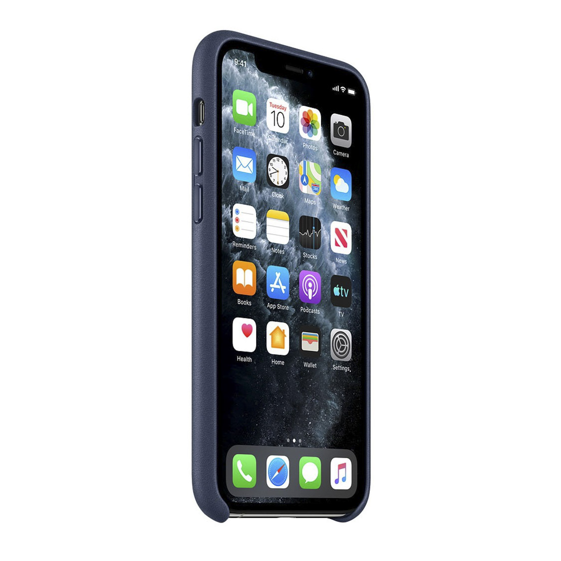 Чехол для смартфона Apple iPhone 11 Pro Leather Case, синий - фото 3