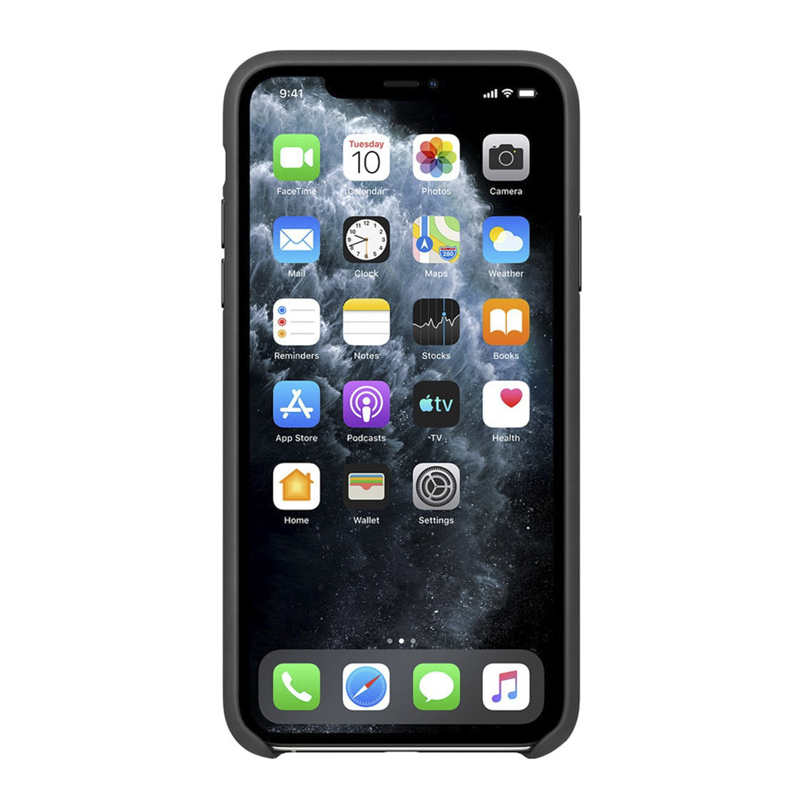 Чехол для смартфона Apple iPhone 11 Pro Leather Case, черный - фото 2
