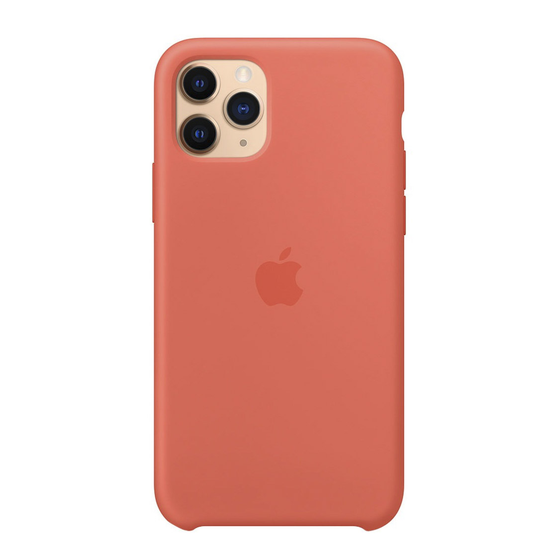 фото Чехол для смартфона apple iphone 11 pro max silicone case, оранжевый