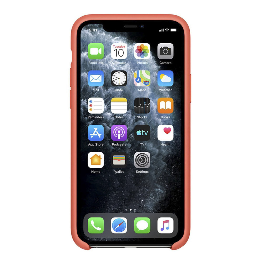 Чехол для смартфона Apple iPhone 11 Pro Max Silicone Case, оранжевый - фото 2