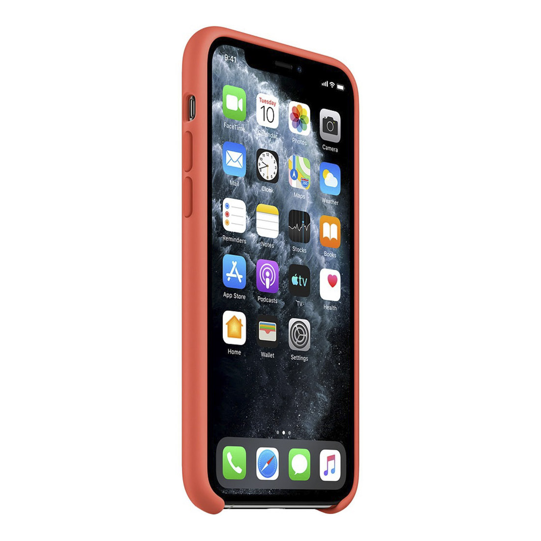 Чехол для смартфона Apple iPhone 11 Pro Max Silicone Case, оранжевый - фото 3