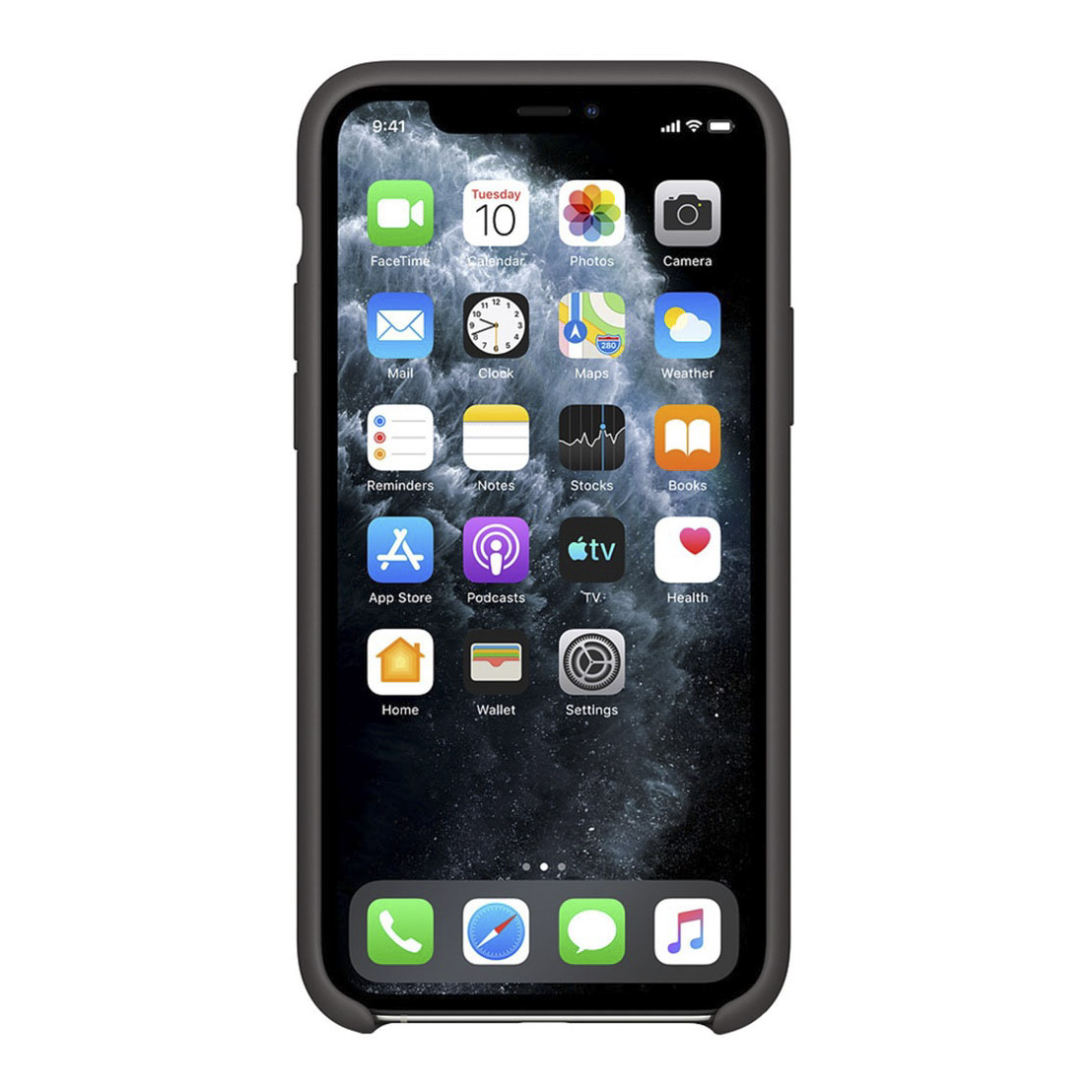 Чехол для смартфона Apple iPhone 11 Pro Silicone Case, черный - фото 2