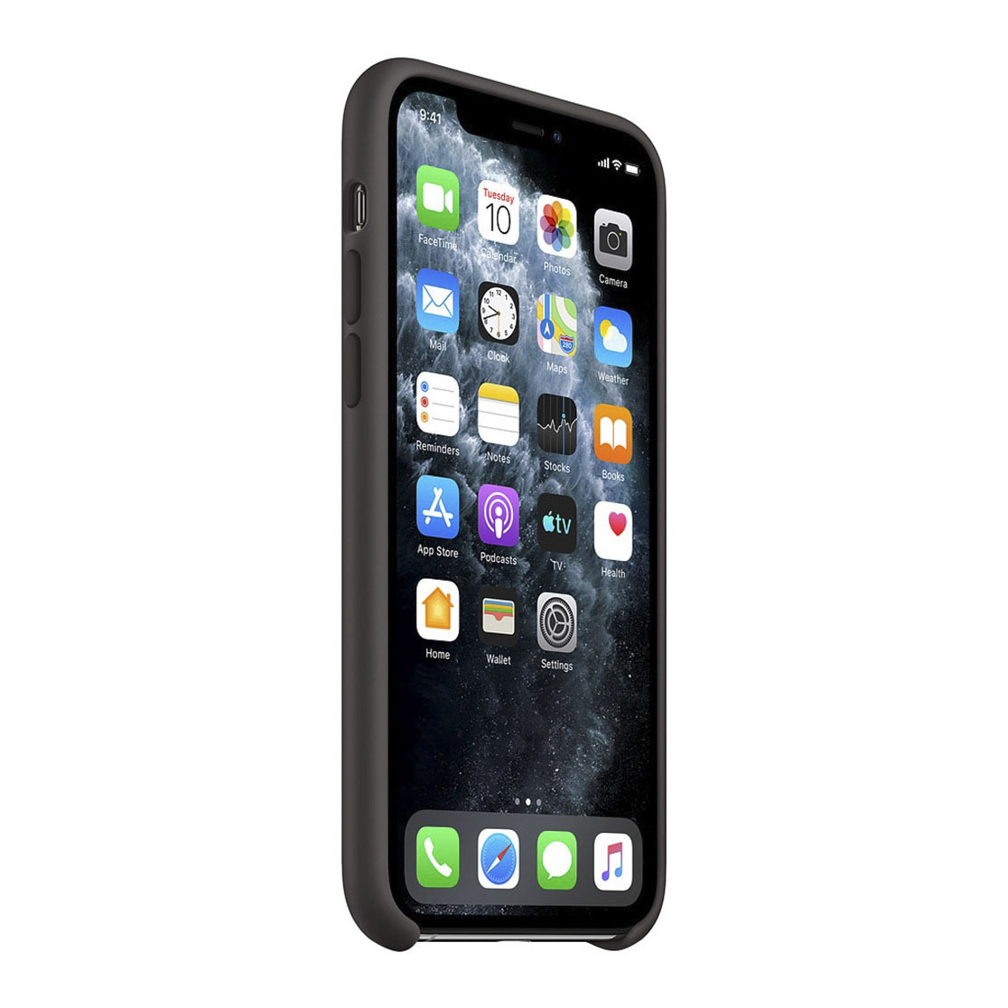 Чехол для смартфона Apple iPhone 11 Pro Silicone Case, черный - фото 3