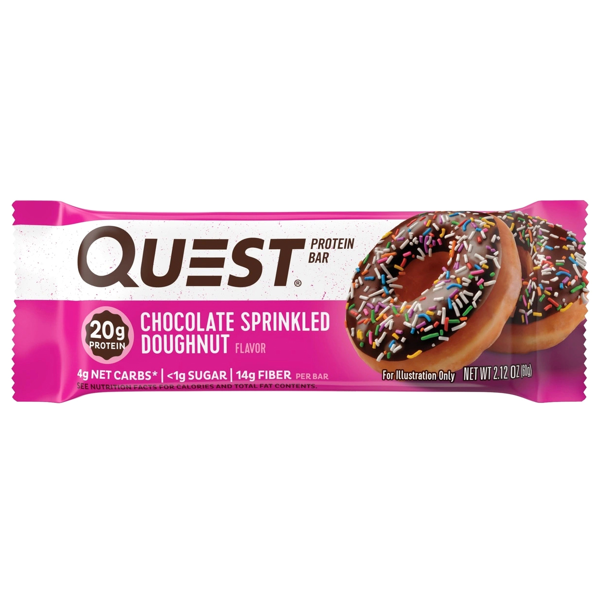 Батончик Quest Nutrition Пончик с шоколадной глазурью 60 г