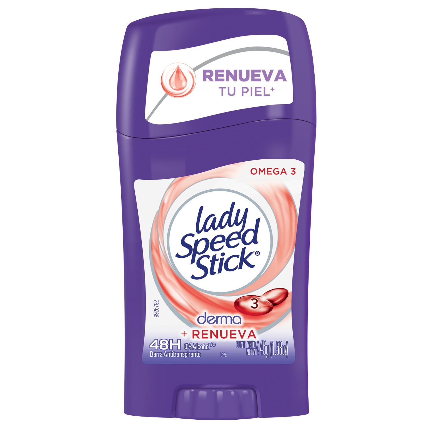 фото Дезодорант-антиперспирант lady speed stick дерма-уход омега 3 45 г