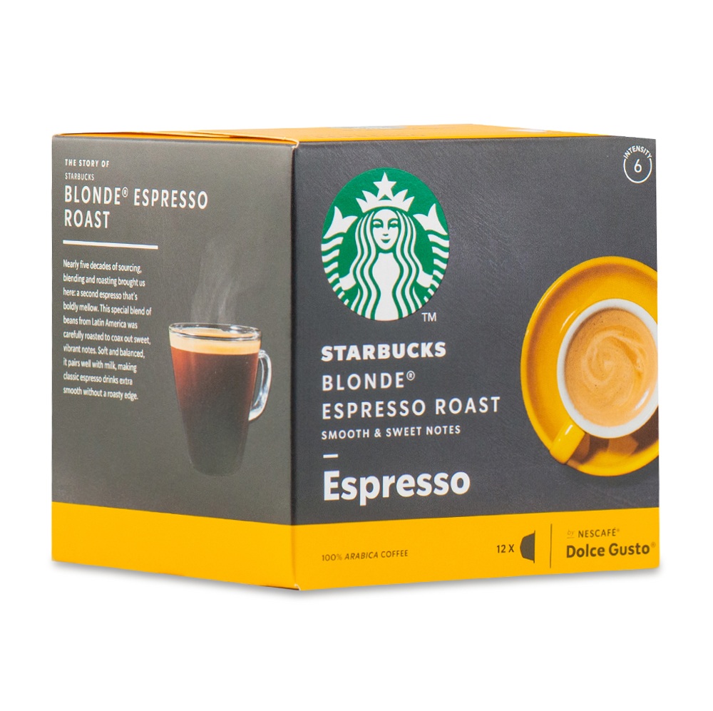 фото Кофе в капсулах starbucks blonde espresso roast 12х5,5 г