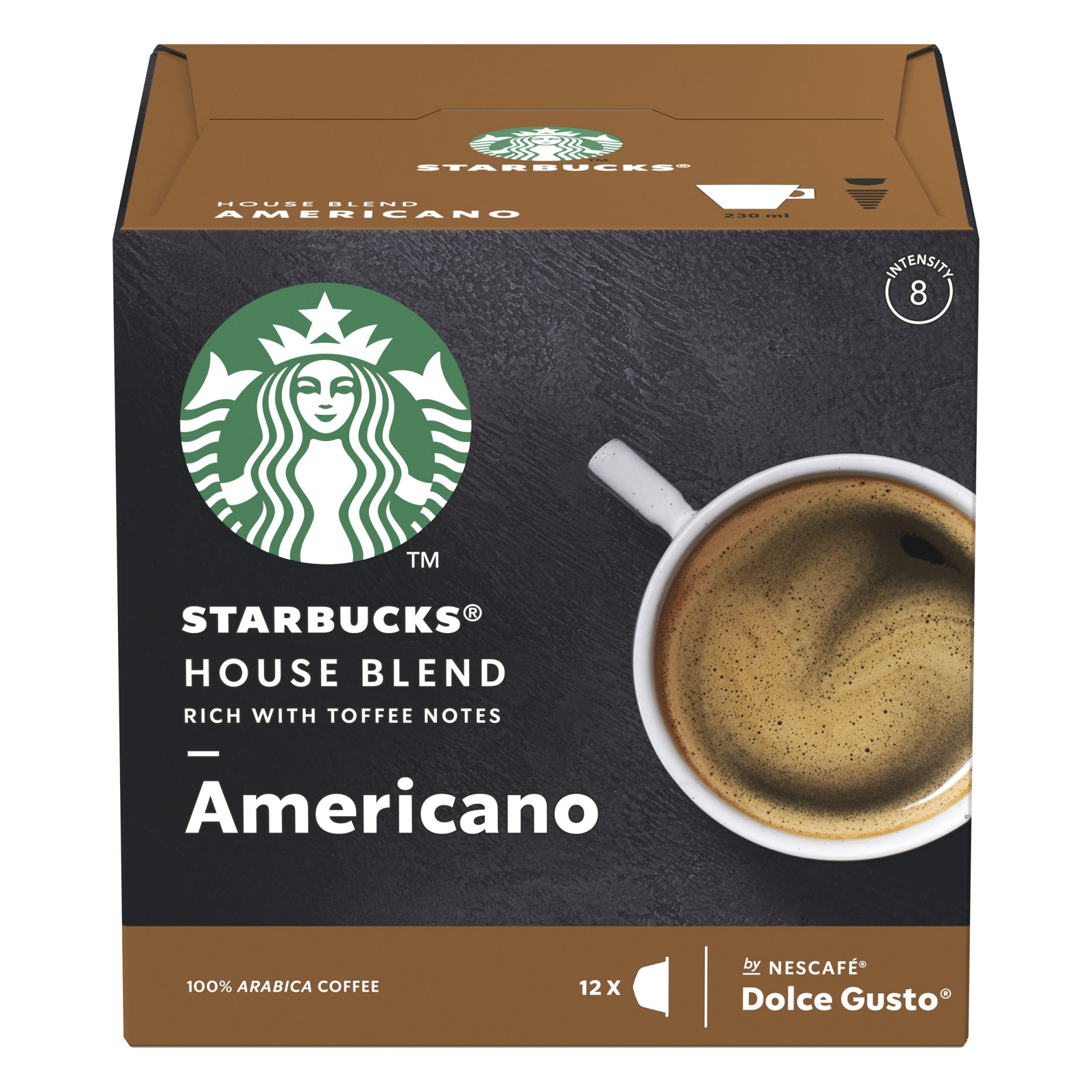 фото Кофе в капсулах starbucks house blend americano 12х8,5 г