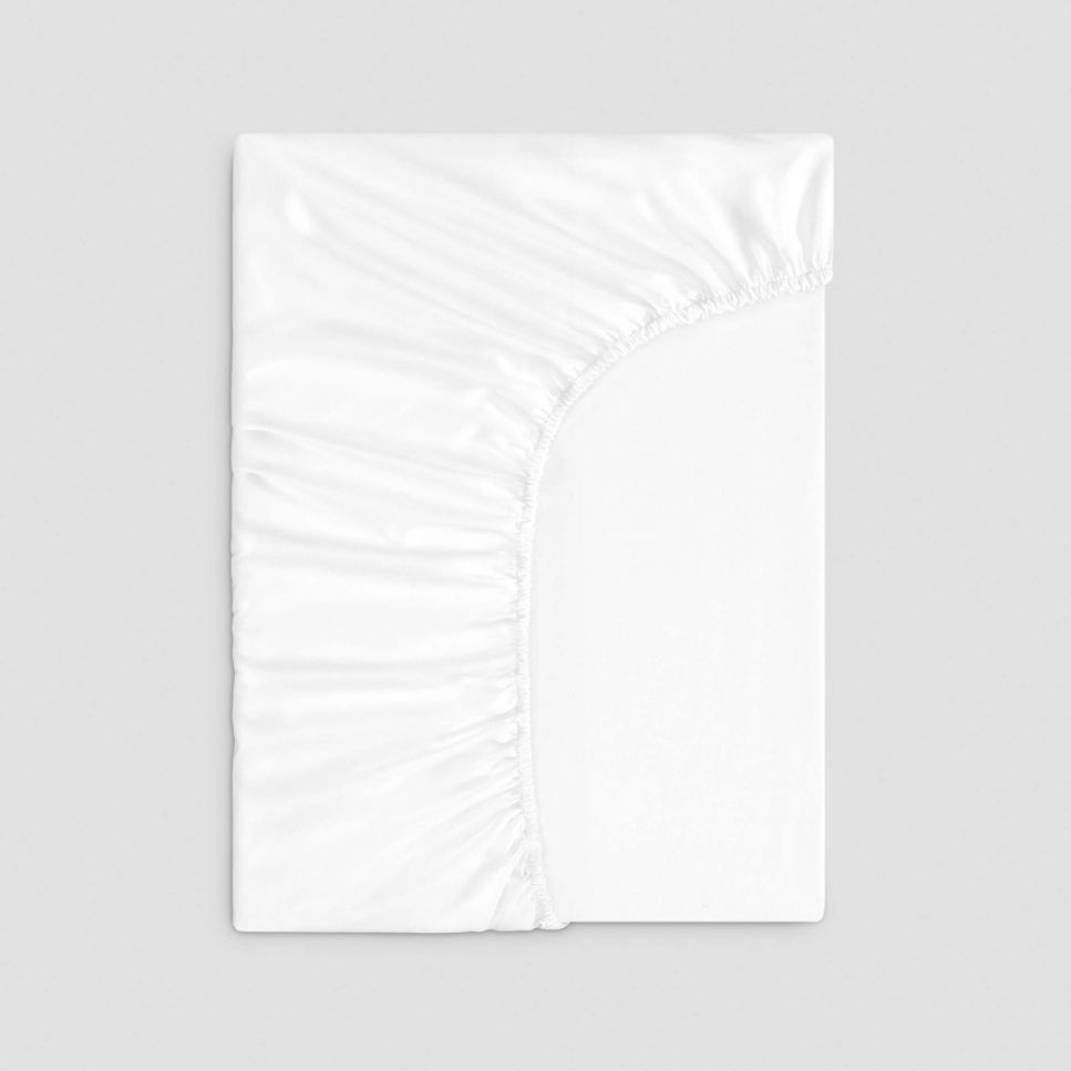 фото Простыня на резинке togas плаза белая 180х200