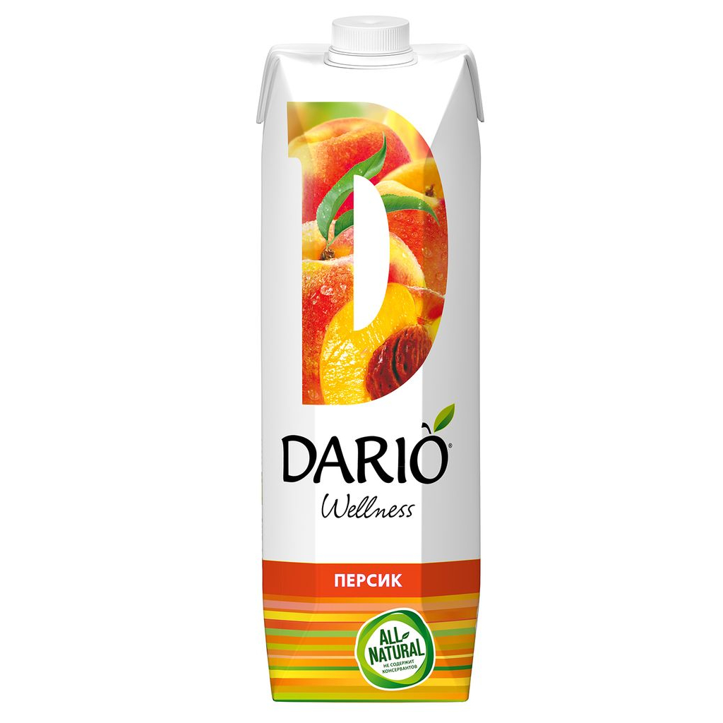 

Нектар Dario Wellness Персиковый 1 л