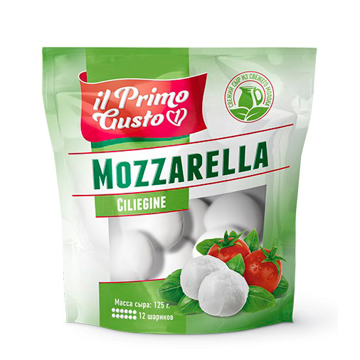 Сыр IL Primo Gusto Mozzarella Ciliegino 45% 125 г