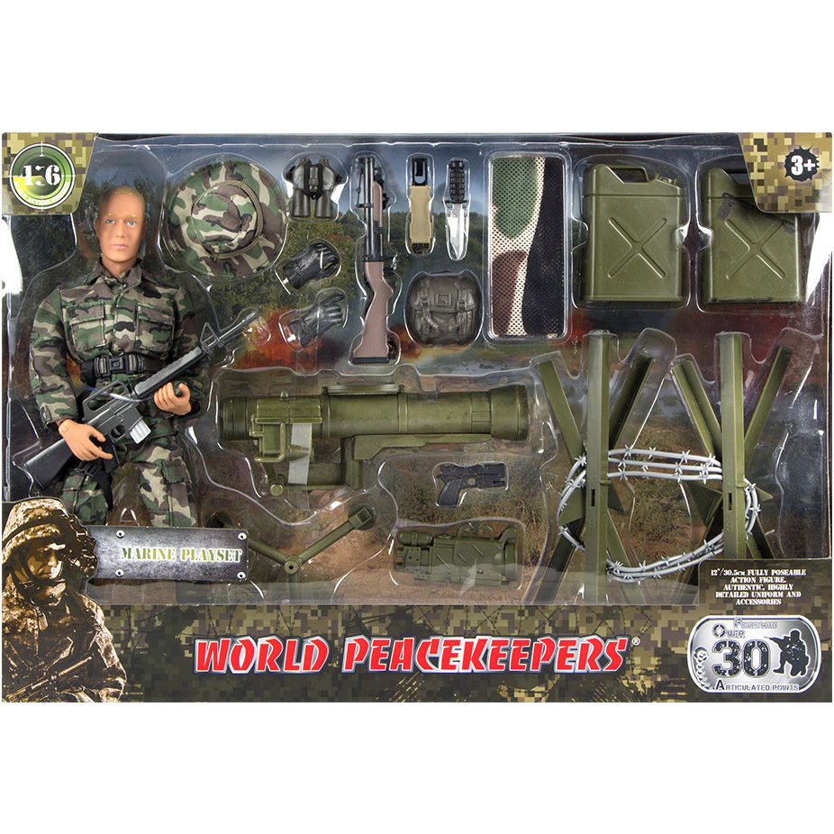 фото Игровой набор world peacekeeper пехотинец 1:6