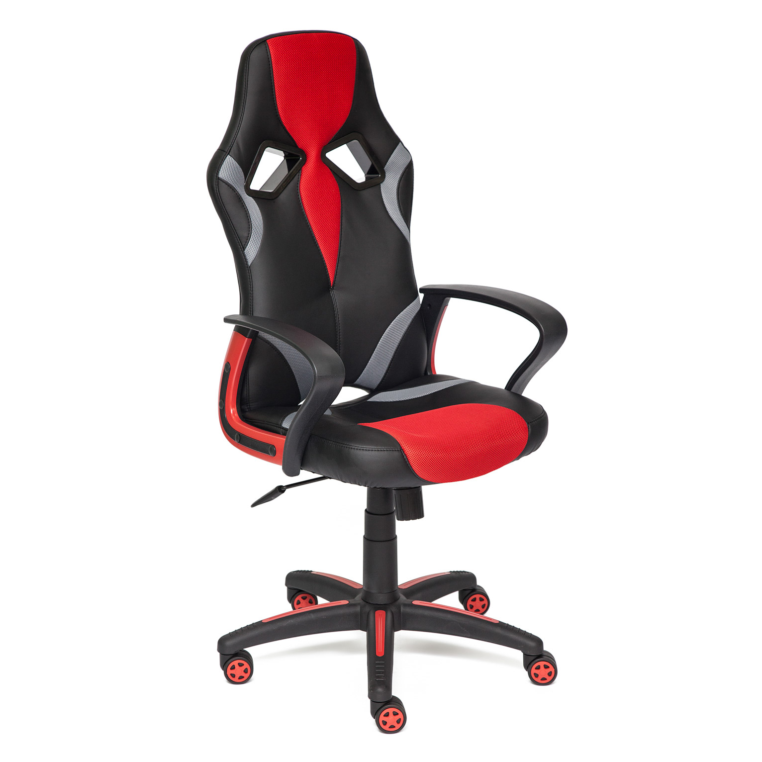 Купить Кресло компьютерное TC до 120 кг 135х60х44 см черно-красный 1