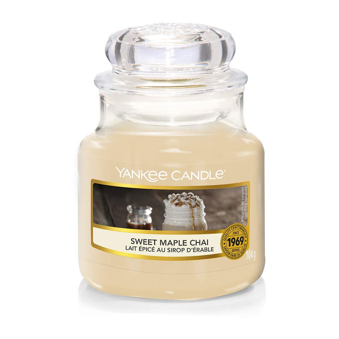 фото Аромасвеча в малой банке yankee candle кленовый чай латте 104 г