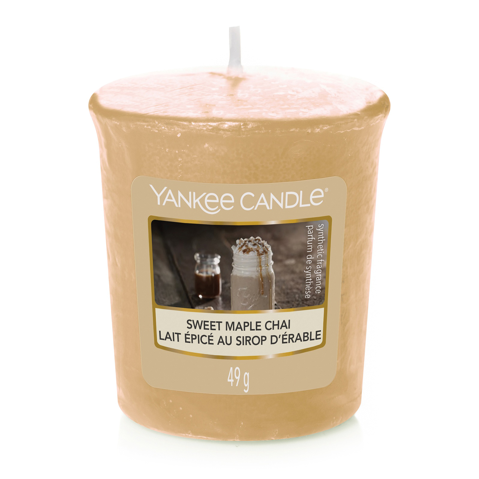 фото Аромасвеча для подсвечника yankee candle кленовый чай латте 49 г