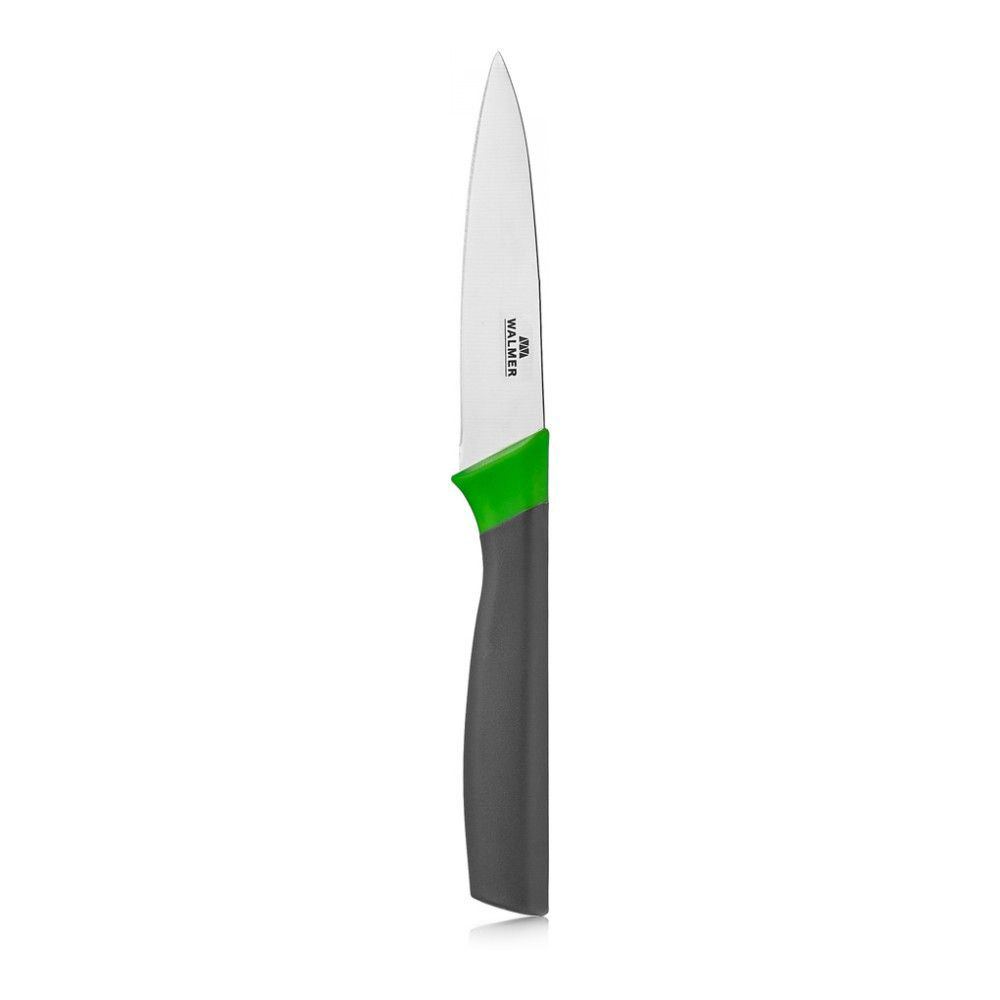 Нож для овощей и фруктов Walmer Shell с чехлом 10 см, цвет серебряный - фото 1