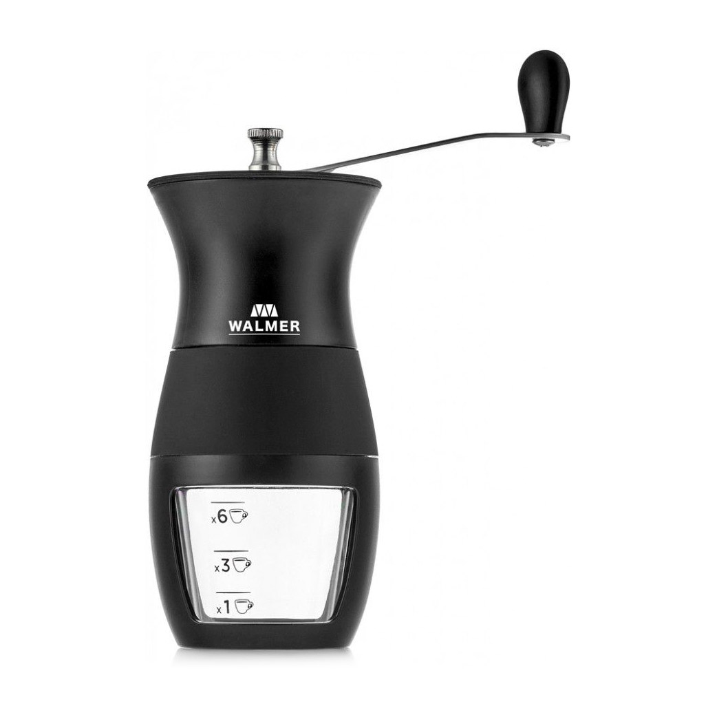 Кофемолка Walmer Smart ручная 21 см, цвет черный