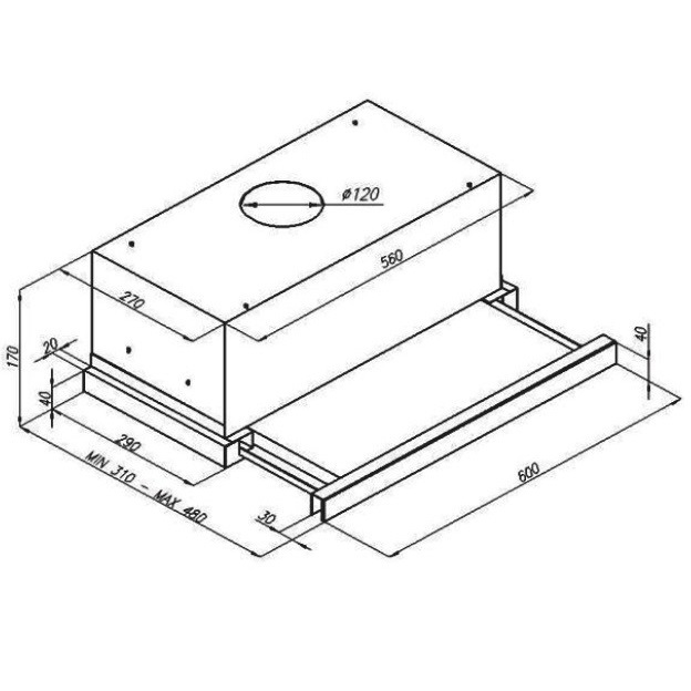 Вытяжка Kuppersberg SLIMLUX IV 60 GW белый