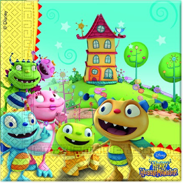 фото Салфетка procos disney henry hugglemonster 33х33 см. 20 шт