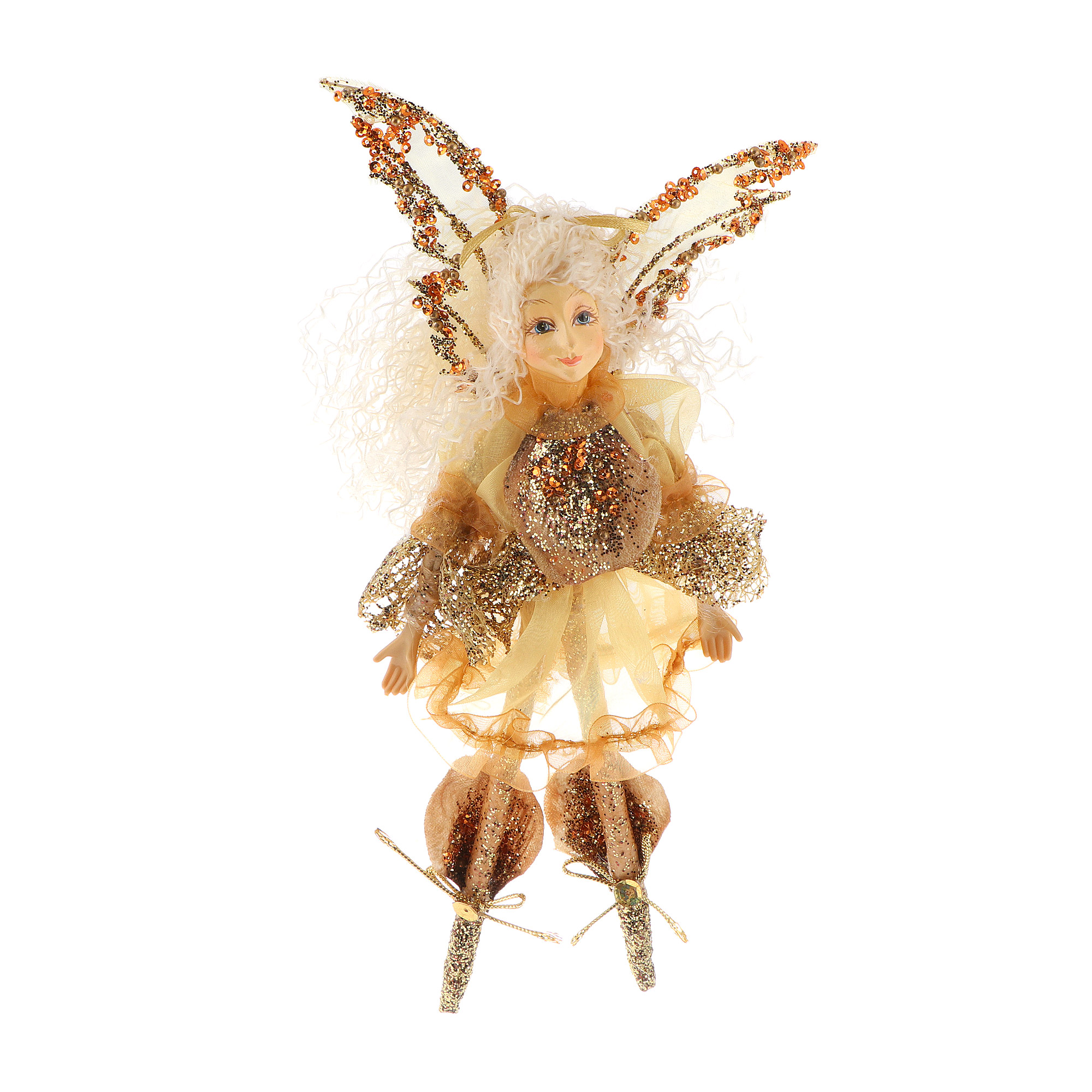 

Фигурка декоративная Edelman ny фея оранжевая/золотая в ассортименте, Оранжевый;золотой