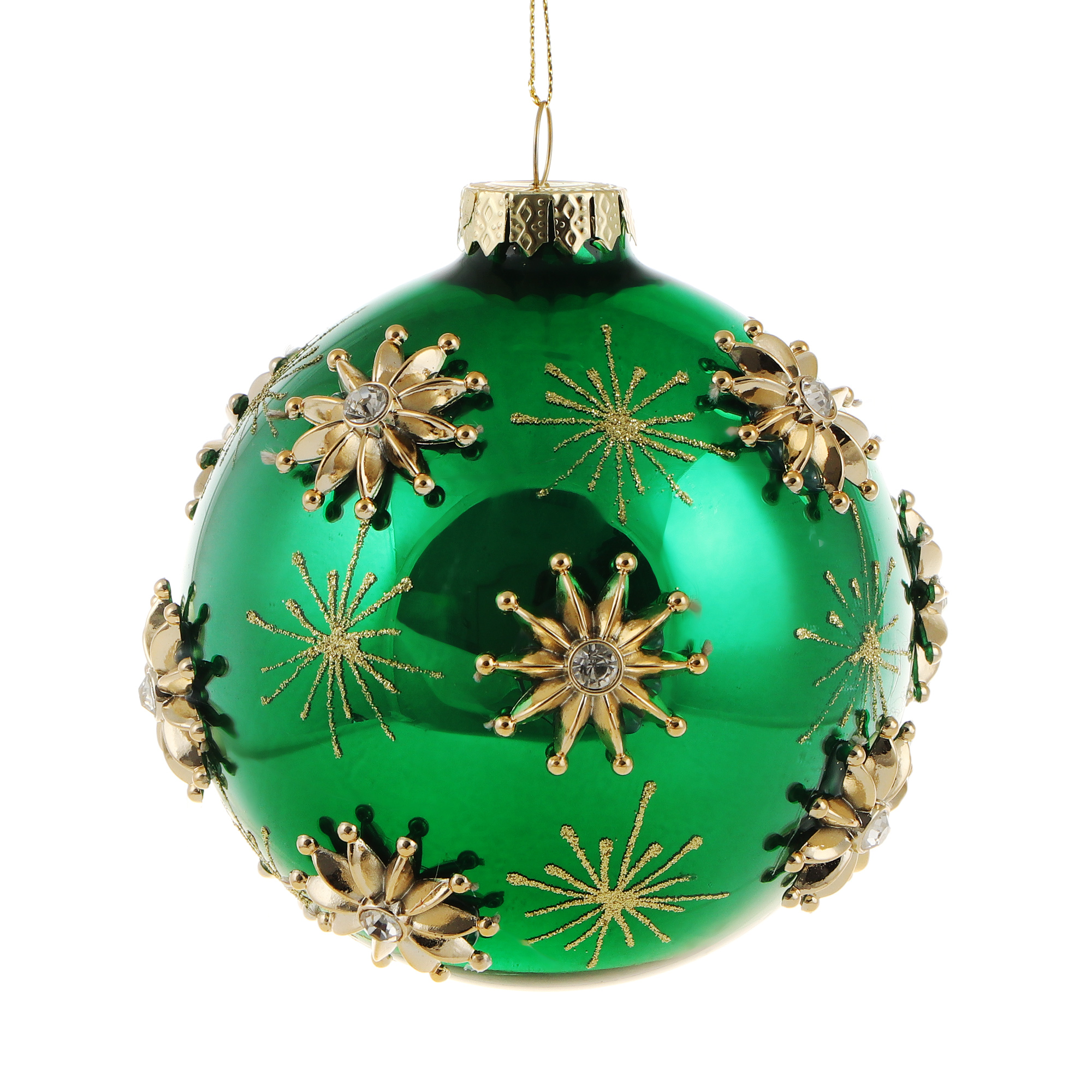 

Игрушка елочная Edg стеклянная 10 см