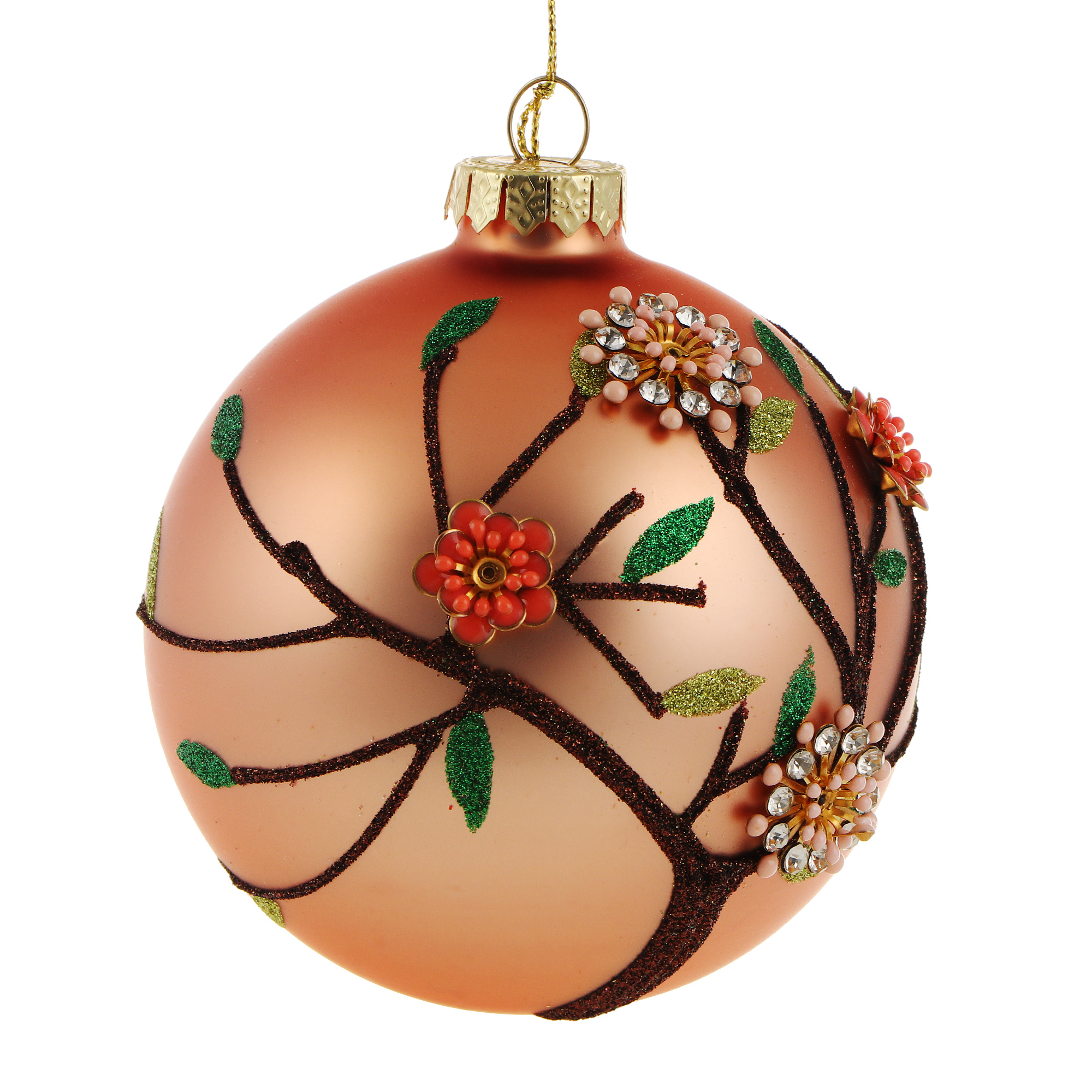 

Игрушка елочная Edg стеклянная 10 см