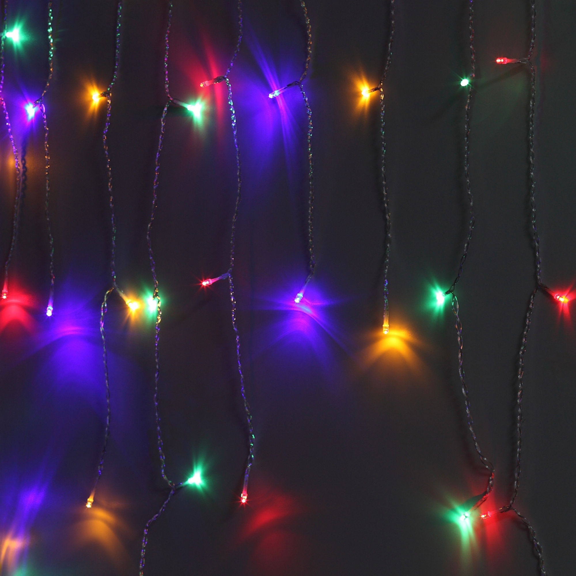 Гирлянда ЭРА LED Дождь/Занавес 1,8х1,5 м, цвет мультиколор - фото 1
