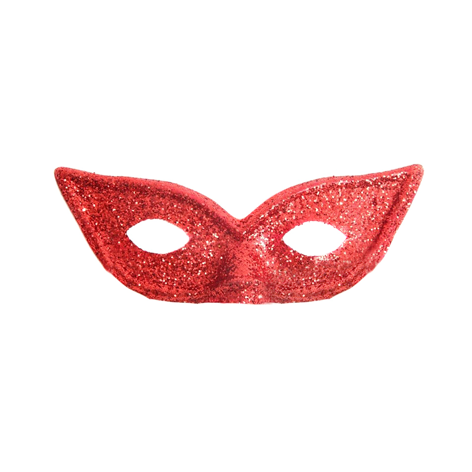 Полумаска карнавальная Carnival Toys Бабочка красная, цвет красный - фото 1
