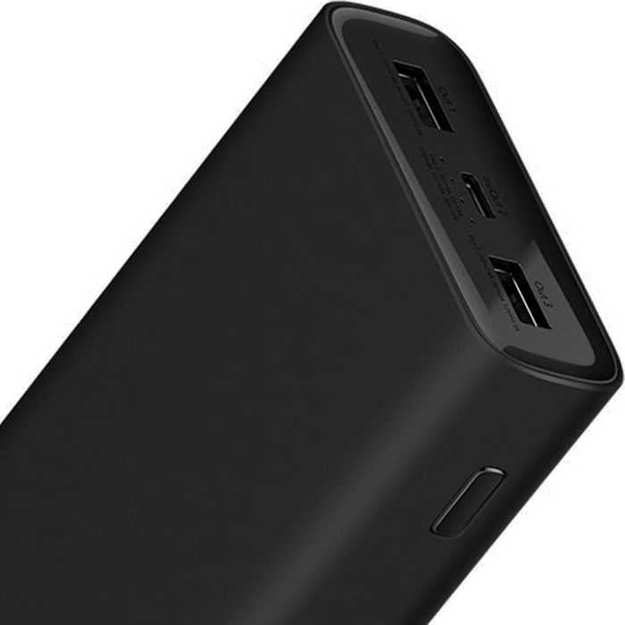 фото Портативный аккумулятор xiaomi mi power bank 3 pro 20000 мач plm07zm black