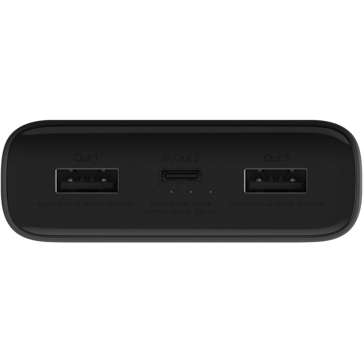 фото Портативный аккумулятор xiaomi mi power bank 3 pro 20000 мач plm07zm black