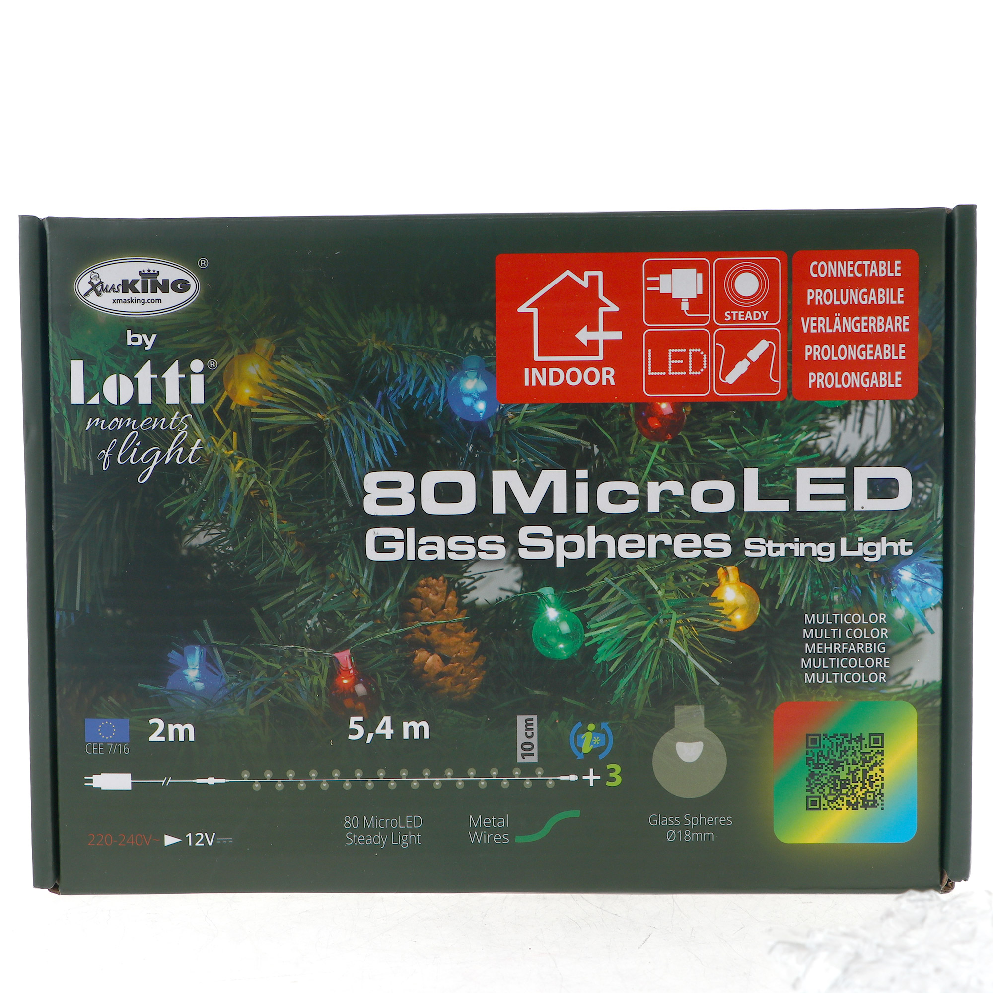 Гирлянда 80 microleds Lotti, цвет мультиколор - фото 5