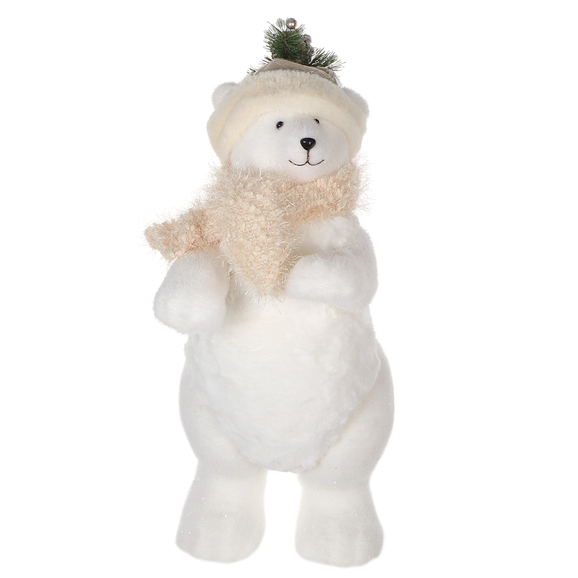 Игрушка декоративная Timstor полярный медведь 26x23x55 см