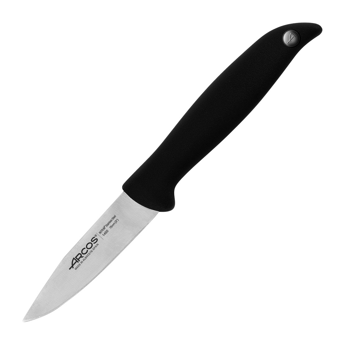 Нож для чистки ARCOS Menorca 7,5 см 145000, цвет серебристый - фото 1