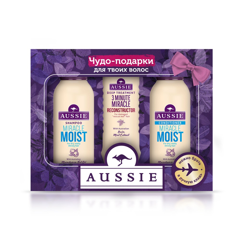 фото Набор aussie miracle moist 3 предмета