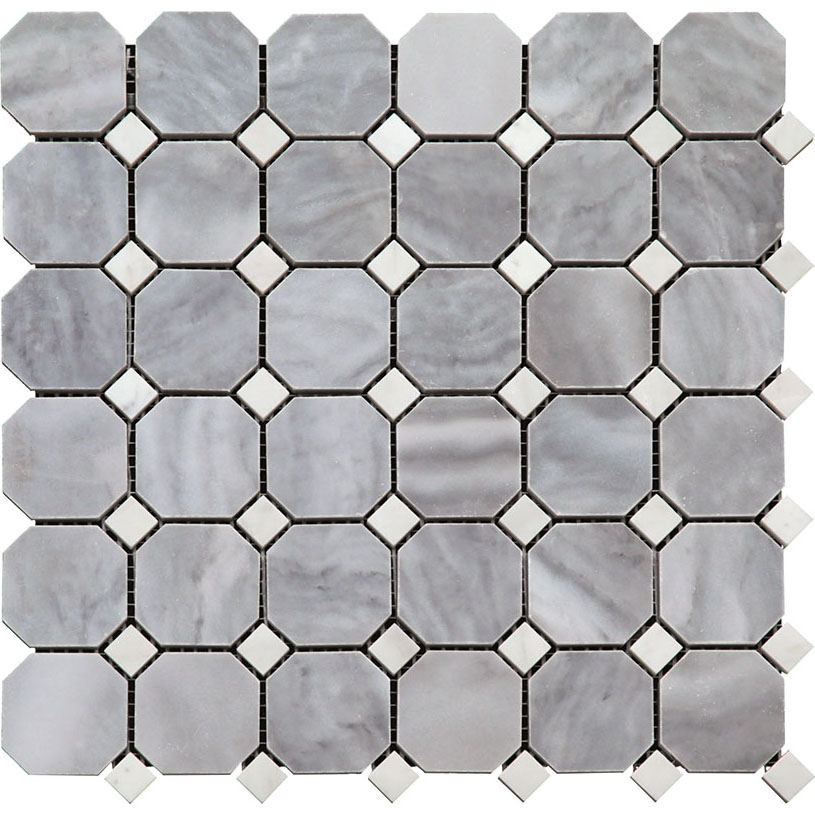 фото Мозаика natural octagon m033+m001-bp 30,5x30,5 см