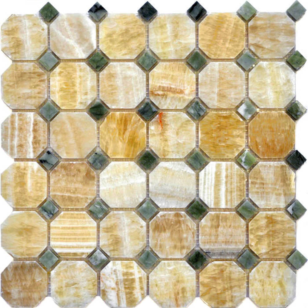 фото Мозаика natural octagon m073+m068-bp 30,5х30,5 см