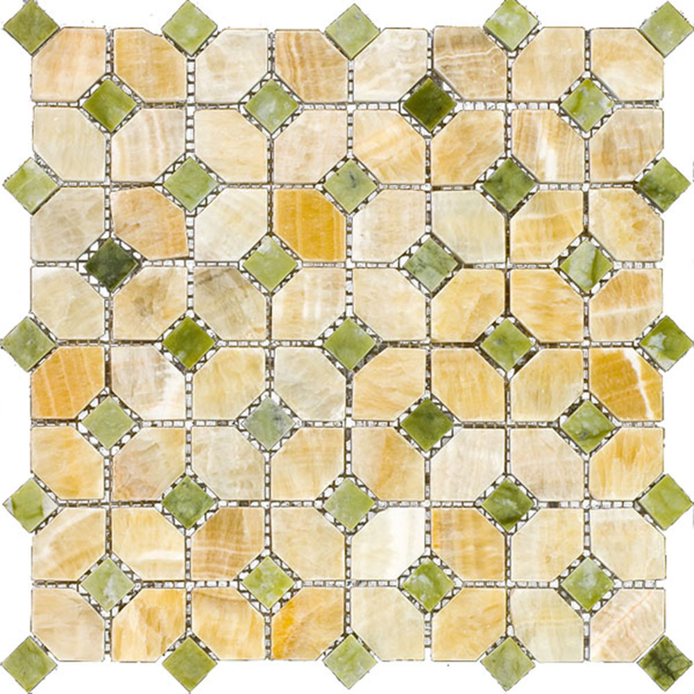 фото Мозаика natural octagon m073+m068-dp9 30,5х30,5 см