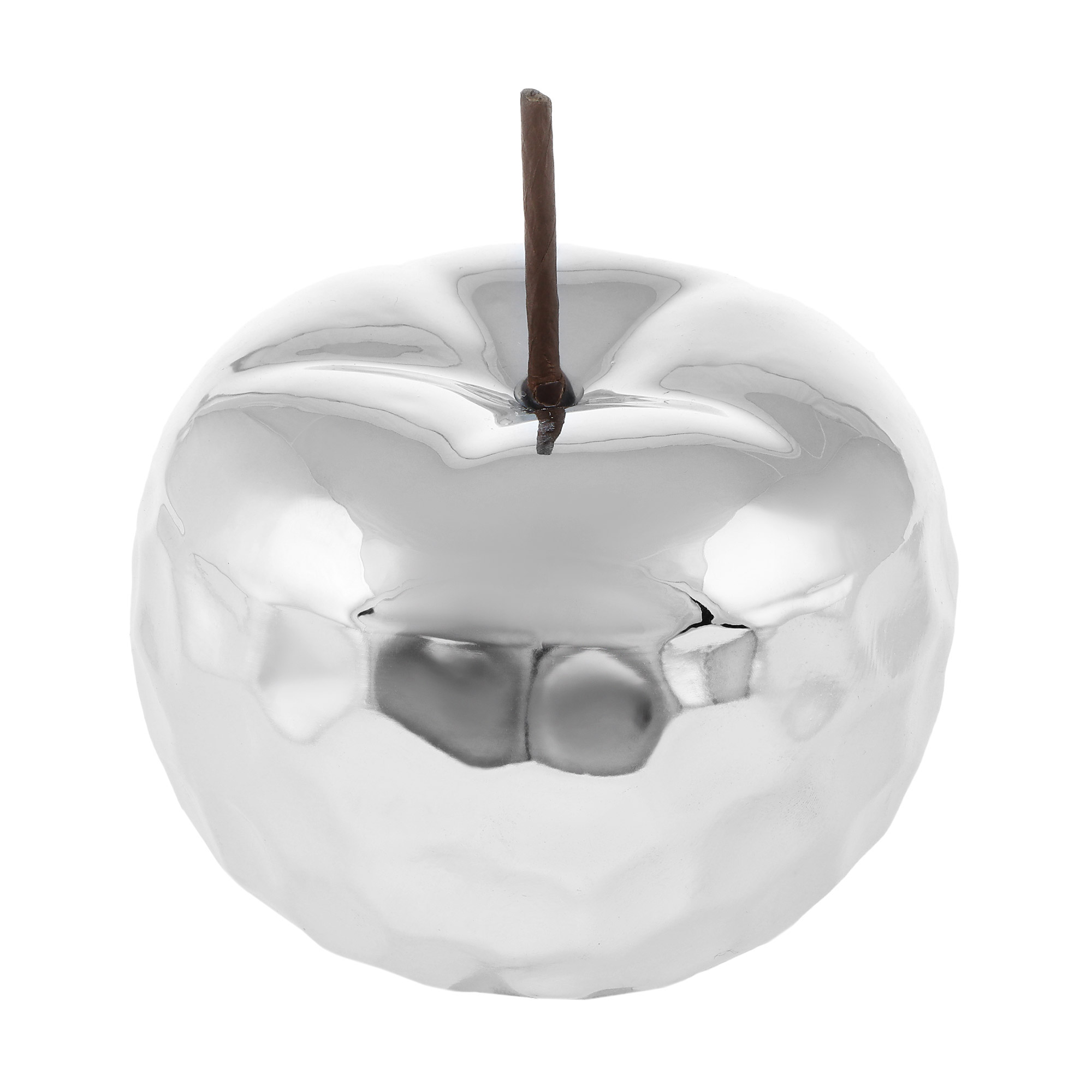 

Яблоко декоративное Dekor pap 12х12х14см фарфор, Хром